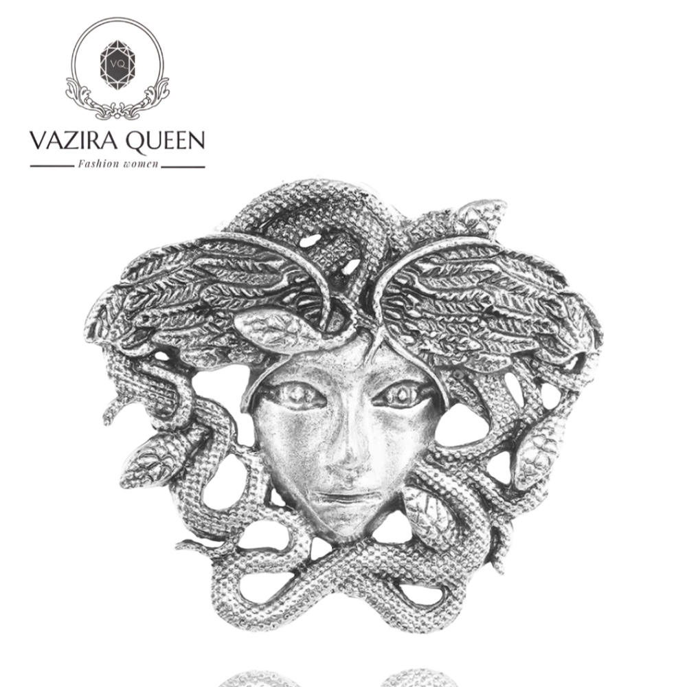 VQ Meduza Brooch